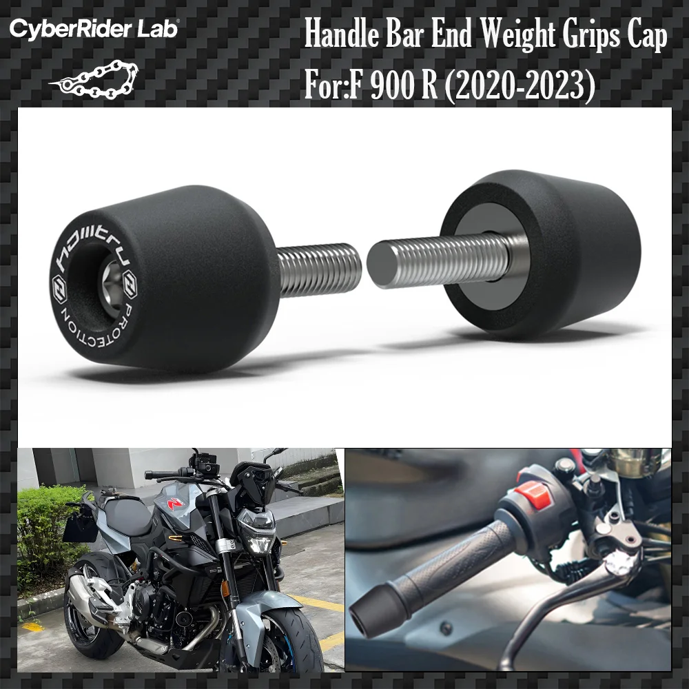

For BMW F900R/SE 2020-2023 CNC Bar End Caps - Stainless Steel Anti-Rust No Tools Rider Gift Back to School​