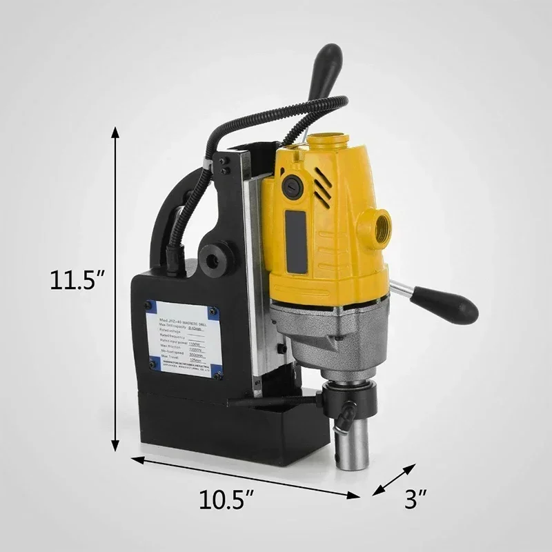 Electric Magnetic Drill MD40 Magnetic Drill Electromagnetic Drilling Machine High Power Magnetic Drill 12000N