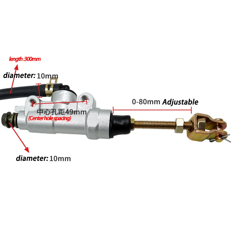 Motorcycle Rear Brake Master Cylinder Pump For Honda Sportrax 400 TRX400EX 1999-2008 Accessories