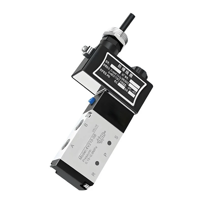 For CT4 Solenoid Valve 4V210-08/4V310/4V410-15 Two-position Five-way Solenoid Control Valve DC24V