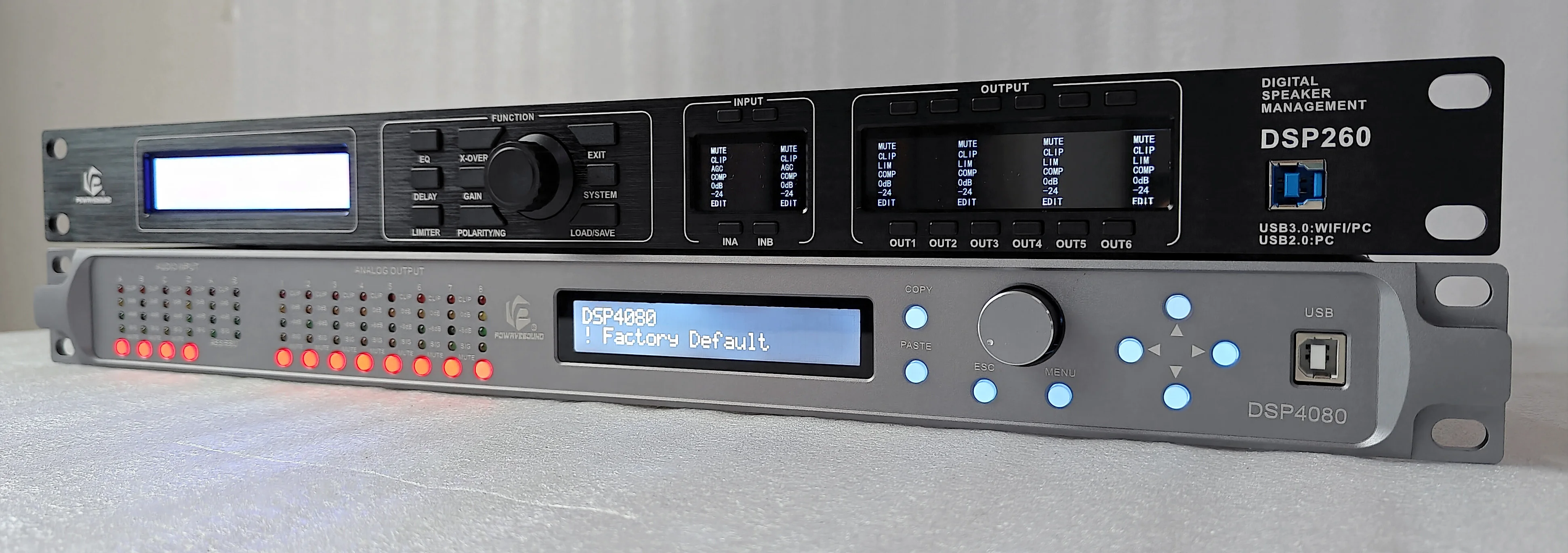 DSP4080  Digital Audio Processor Powered by Germany ALLDSP 4in 8out Dsp Processing Wifi Net Control