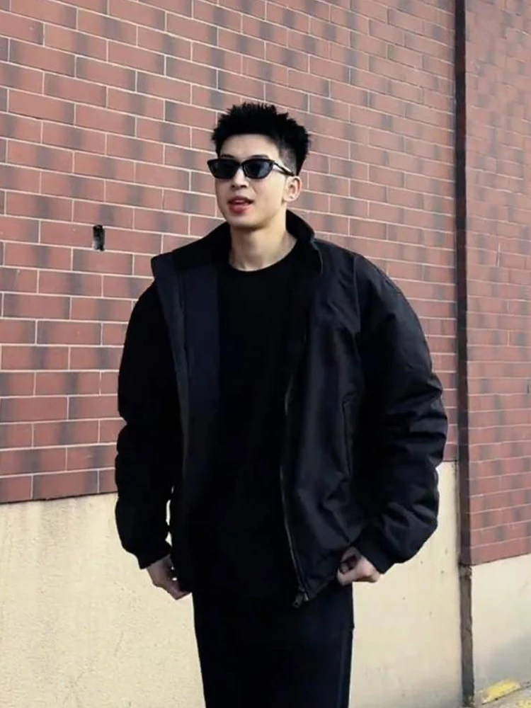 

Мужская куртка-бомбер American Sle Pilot: весенне-осенняя, в стиле High Street, Cleanfit, бейсбольная, свободного кроя, молодежная, трендовая, дышащая