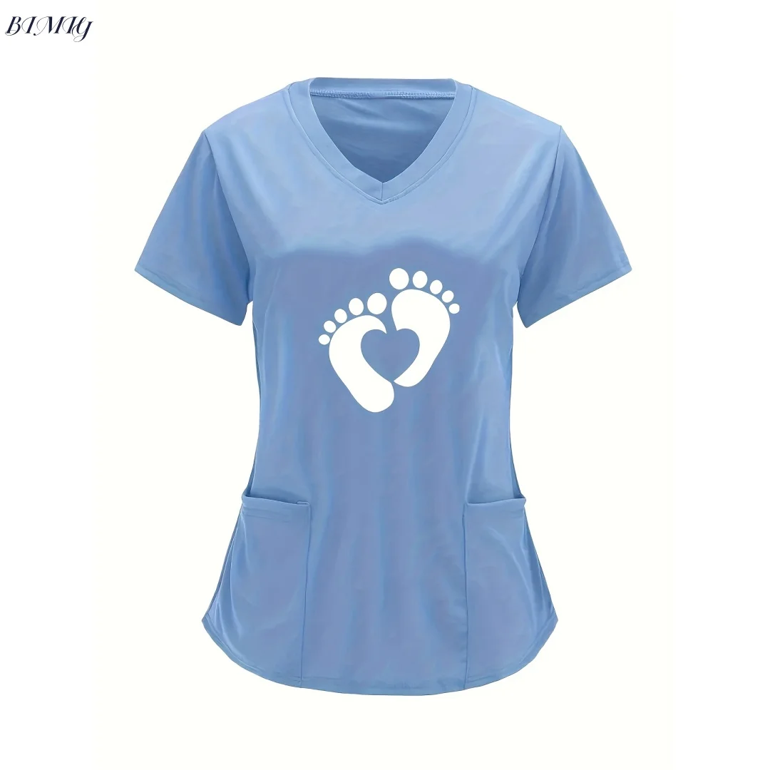 Camiseta feminina com gola redonda e estampa de lua – camiseta casual de manga curta para primavera e verão verão manga curta harajuku streetwear