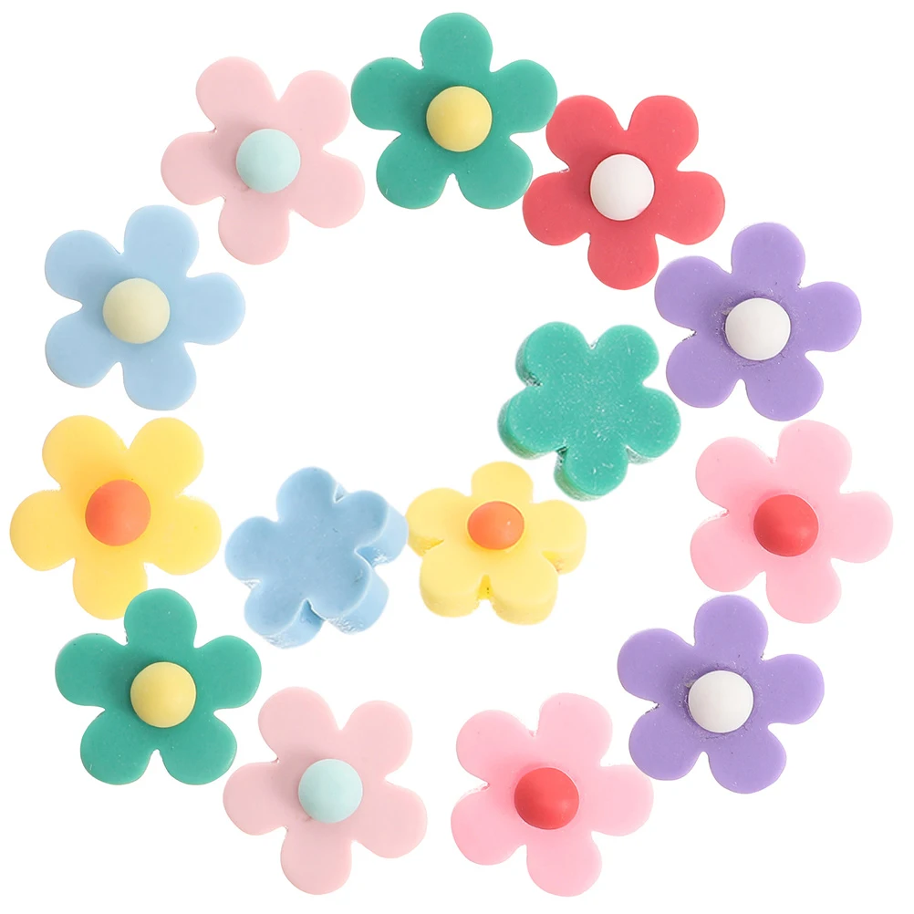 

100pcs Hair Resin Flower Tiny Flowers Tiny Charms For Jewelry Making Flowers Phone Case Decor Small DIY Beads Craft