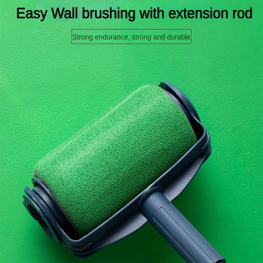 Self-feeding Paint Roller Kit No Mess No Drip Paint Roller With Built-in Paint Reservoir and Telescoping Extension Pole Rolling