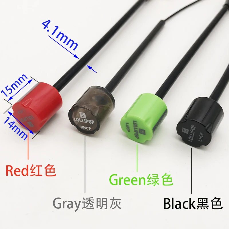 5.8G Transmitter Receiver Lollipop5 FPV Antenna SMA/RP SMA Connector 2.8dBi Gain LHCP RHCP For RC Drone DJI Googles Part