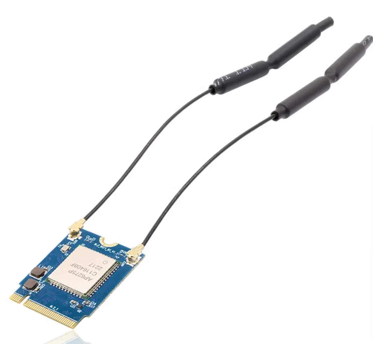 Orange Pi 5 Wi-Fi 6 & BT 5.0 Dual Band Module, 2.4/5GHz 1200Mbps MIMO, 2 Antennas,PCIe & UART/PCM for Fast Wireless Connectivity