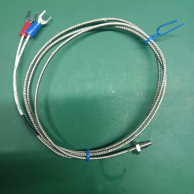 2pcsPT100 Temperature Sensor M5 Thread, Die Cast Aluminum Boiler Temp Probe for Coffee Machine Spare Parts