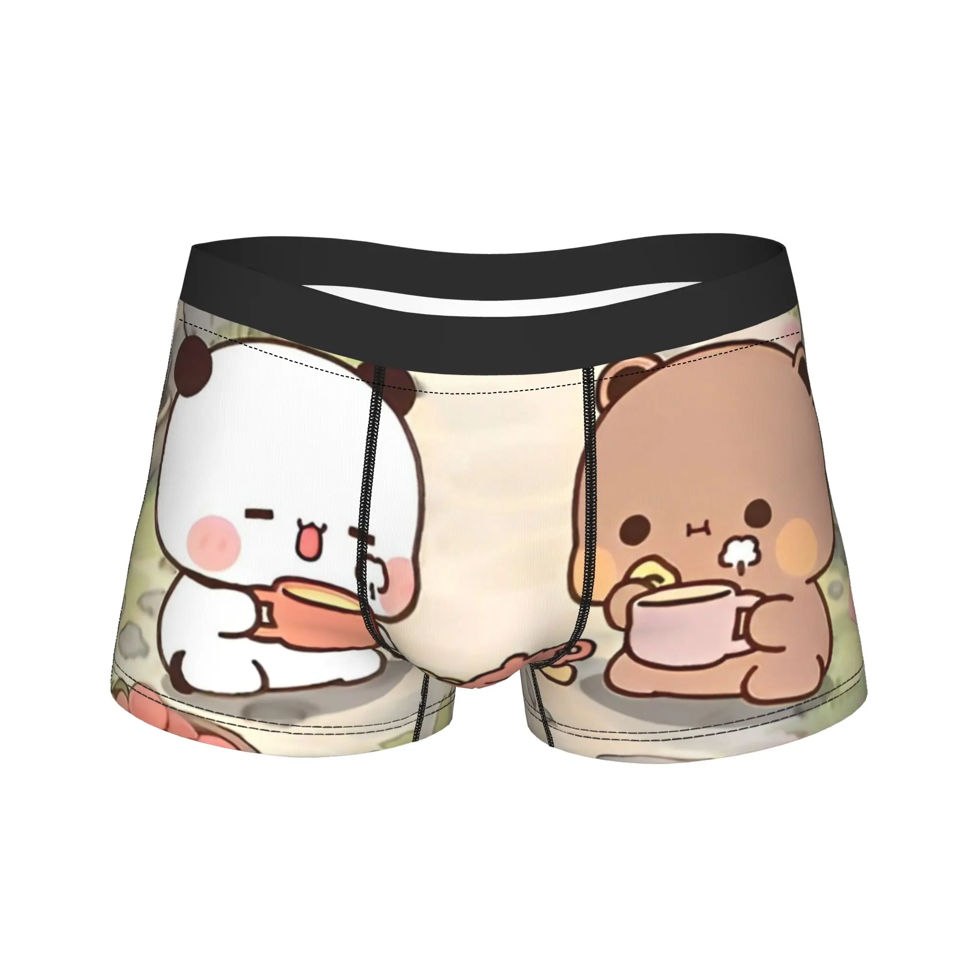 

Man Cute Cartoon Bubu Dudu Boxer Briefs Shorts Panties Polyester Underwear Homme Humor Plus Size Underpants