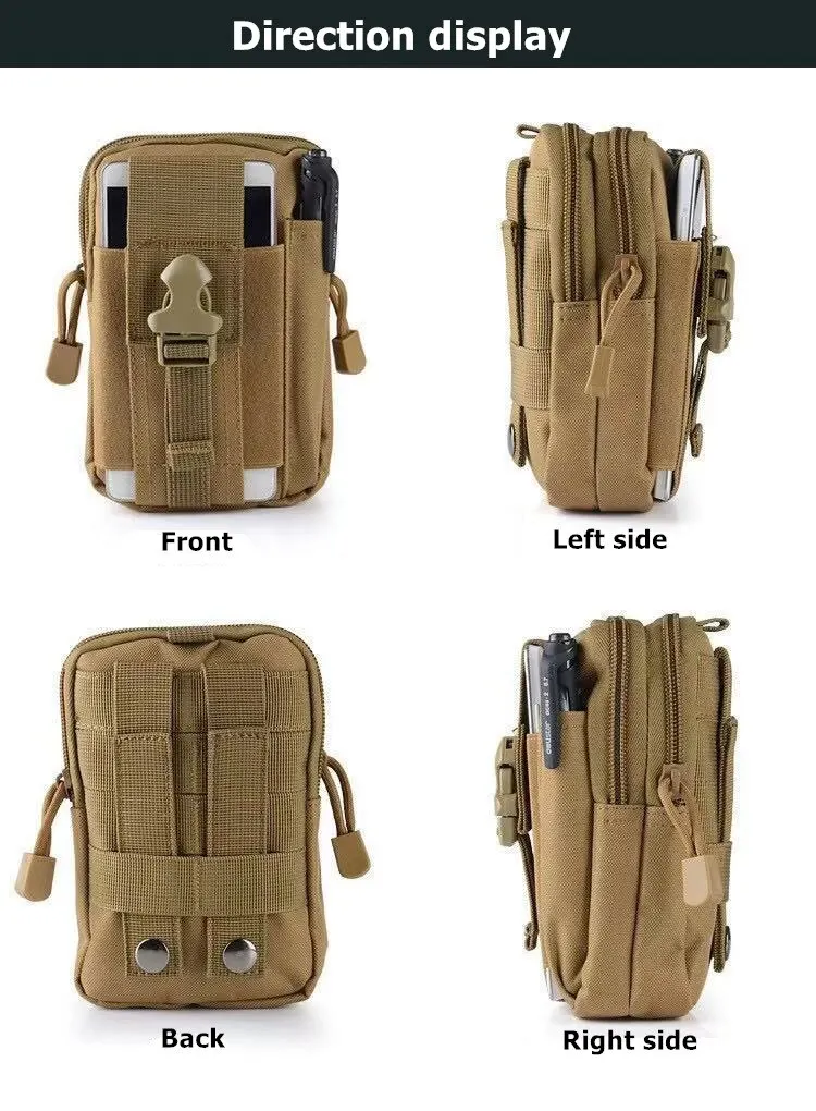 JSH1525 Outdoor Tactical Waist Bag Mobile Phone Bag