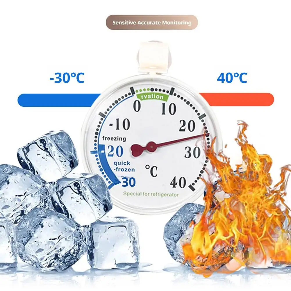 Refrigerator Freezer Thermometer Fridge Refrigeration Temperature Gauge Home Use kitchen Accessory Tools with Suction Cup