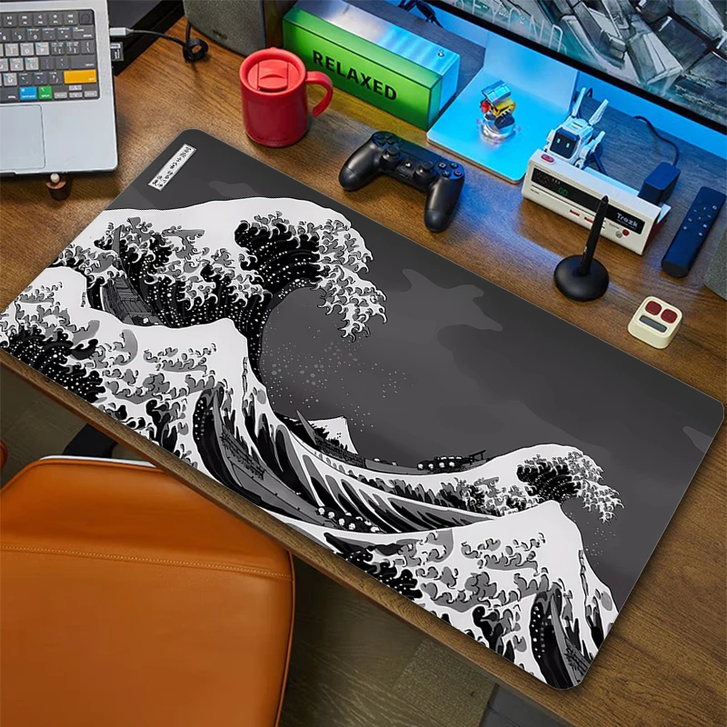 

Japanese Great Wave Mousepad Gamer Mousemat Gaming Desk Mat Alfombrillas de ratón Mouse Mat Original Art Keyboard Pad Mouse Pad