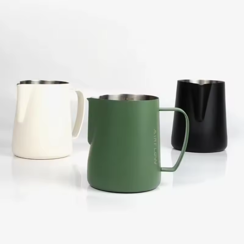 400ml/600ml Latte Coffee Cup Milk Pitcher Stainless Steel Milk Foam Cup Double Scale Pointed Mouth Latte Milk Cup Barista Tools Похожие на AliExpress