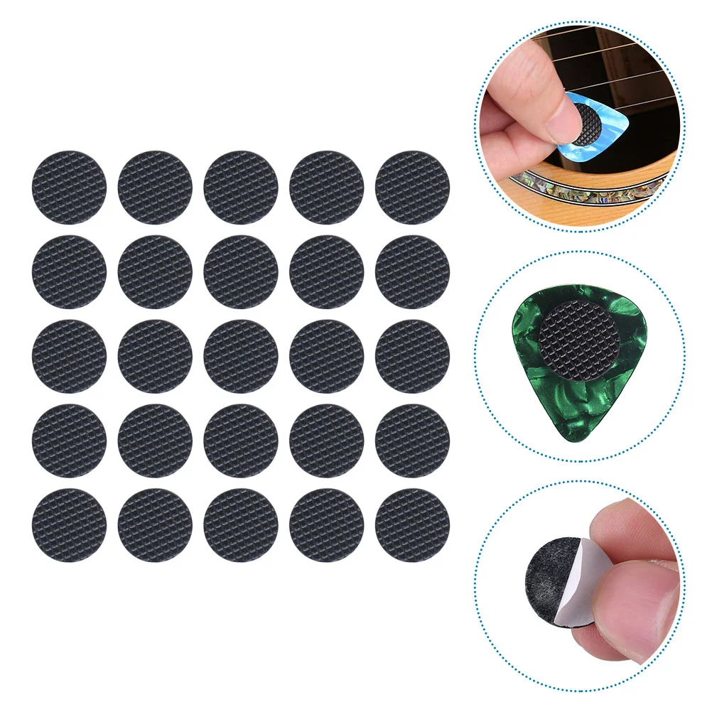 

40 Pcs Pick Gripper Guitars Practical Accessory Anti-slip Grips Rubber Pad for Adhesive