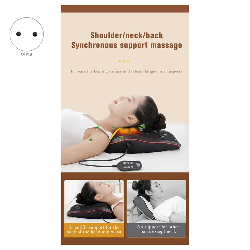 

A27U New Waist Massage Car Portable Massager Muscle Relaxation Massager Heating Massage Neck Massage EU Plug Easy Install
