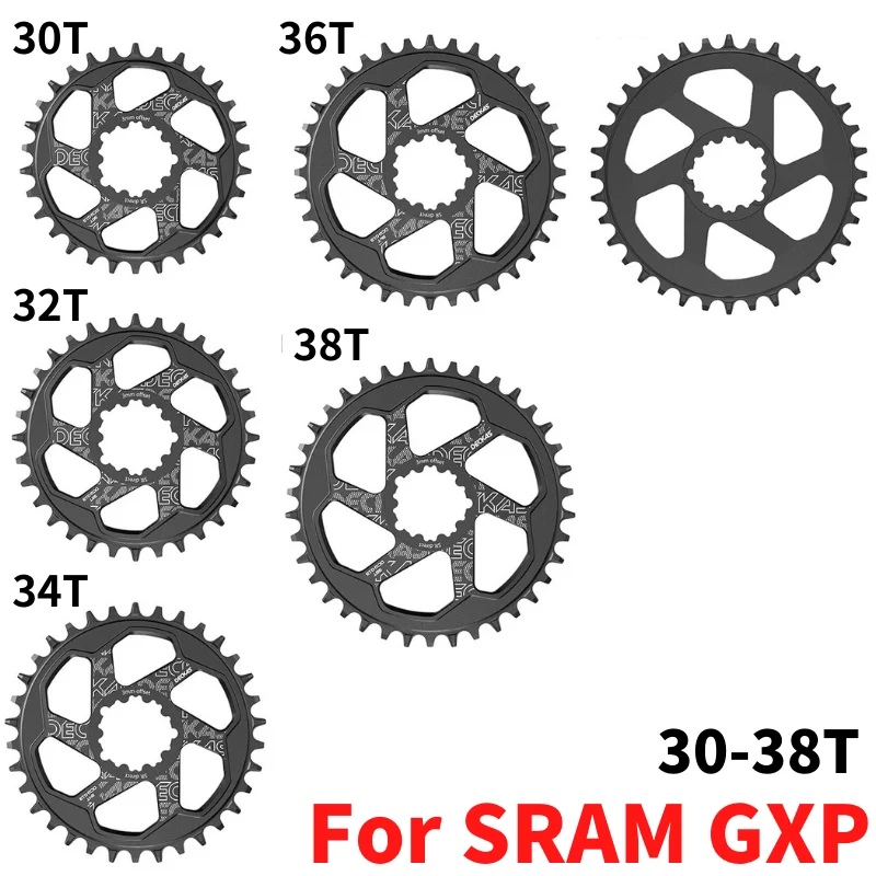 DECKAS Bike Round Chainring 94+96/96/104/110/130/144BCD ForGXP 32T-58T 7-12speed CNC NarrowWideTooth AluminumAlloy ForSHIMANO