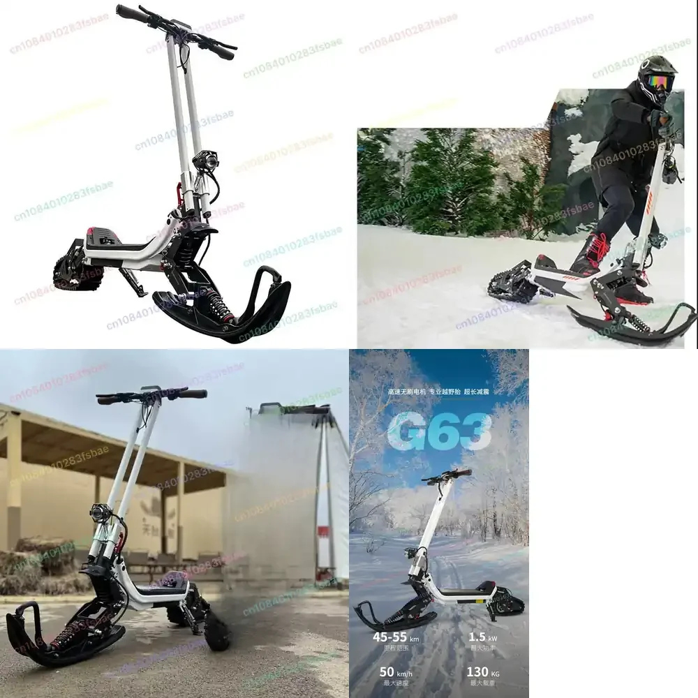 

Electric Snow Tracked Vehicle All Terrain Crawler for Adults Off Road Snowmobile with Remote Control