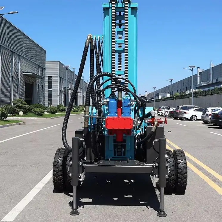 Customized Crawler-Type 300M Deep Well Drilling Rig Diesel Hydraulic Premium High Precision Flexible Mobile Hot Sale
