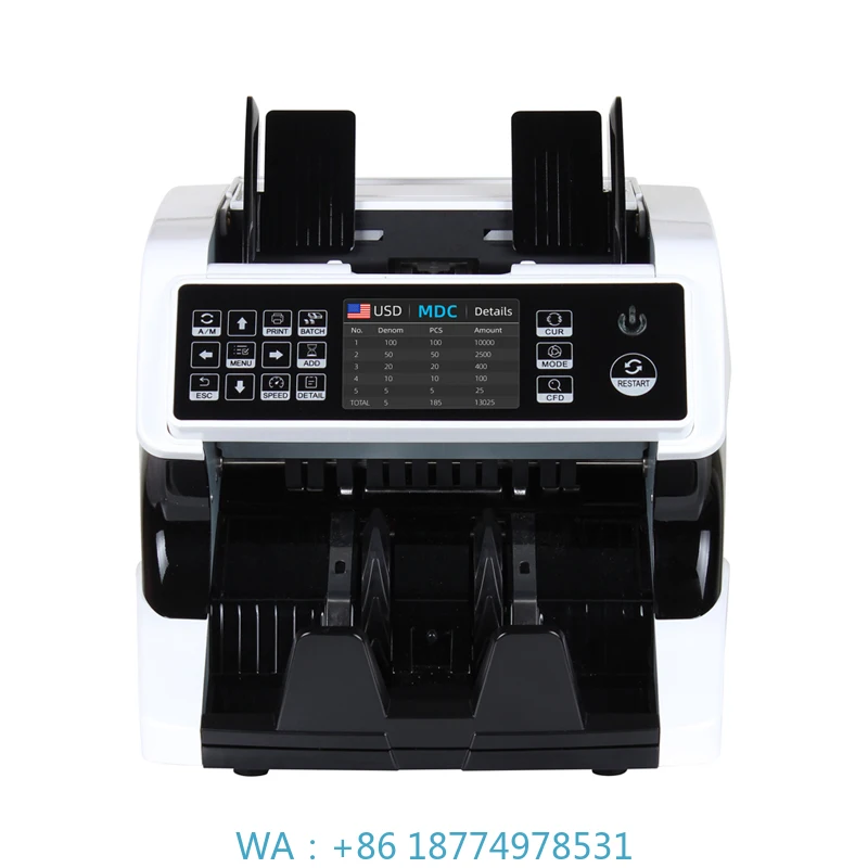 Mix Value Note Cash Counting Machine Bill CounterAL-920 CIS Multi Currency Automatic Bill Counting Machine Money