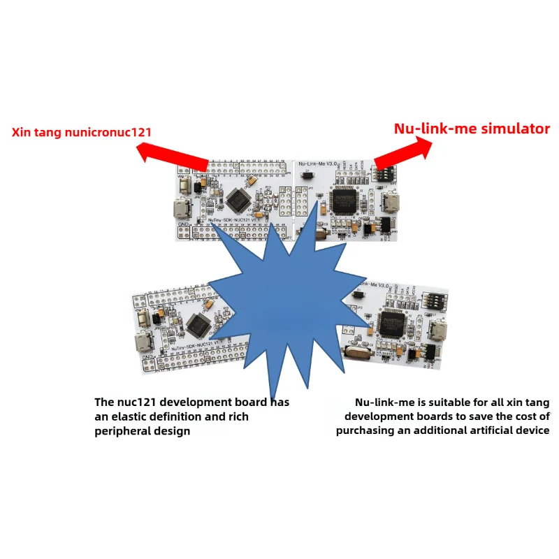 Carte de développement NuTiny-SDK-NUC121, microcontrôleur ARM Cortex-M