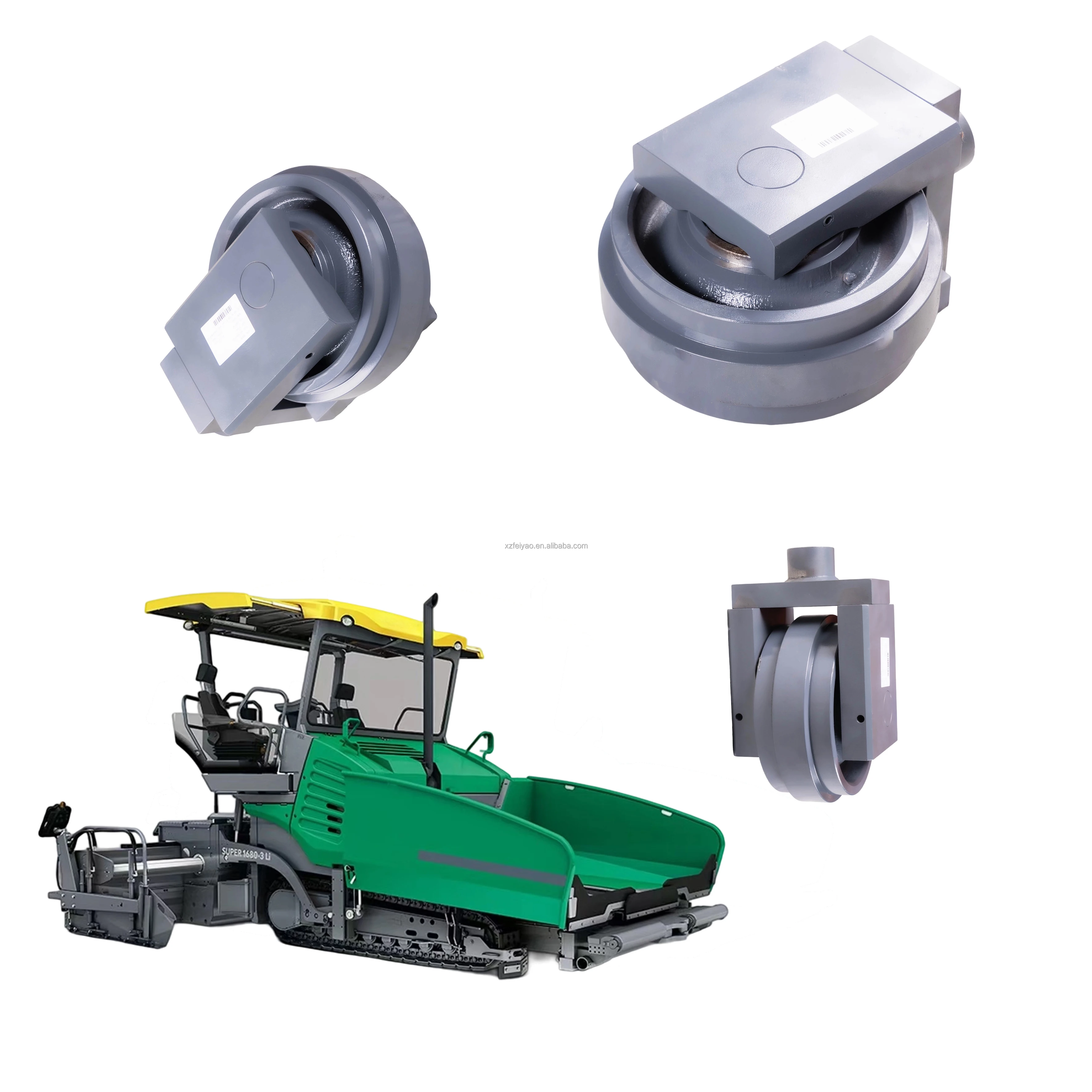 2008160 Asphalt Paver Walking Guide Wheels Front Idler for S1800-2 S1800-3 S1880-2 S1880-3 S2100-2 S2100-3
