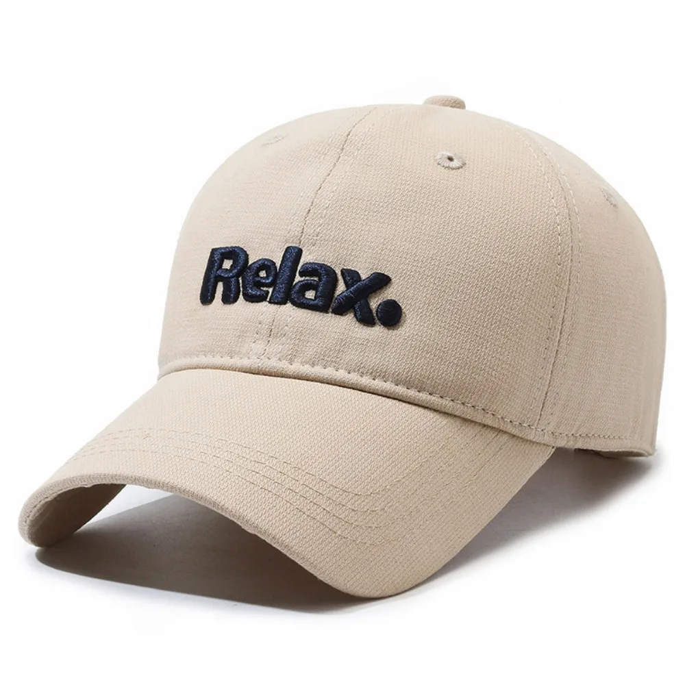 Cotton Fashion Baseball Cap New Solid Color Embroidered Baseball Cap Versatile Baseball Cap