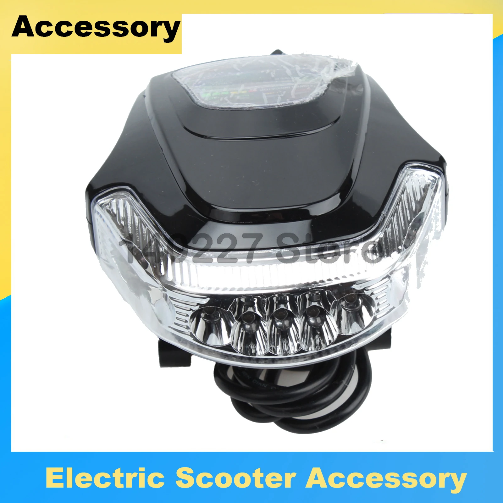 Suitable for Citycoco electric scooter accessories 60V headlights, turn signals, taillights, LCD instrument panel