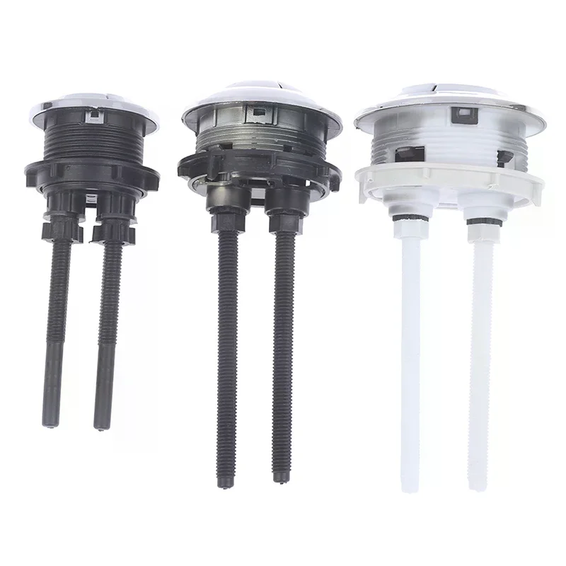 

1pc Dual Flush Toilet Tank Button Round Shape Toilet Push Dual Flush Buttons High Quality