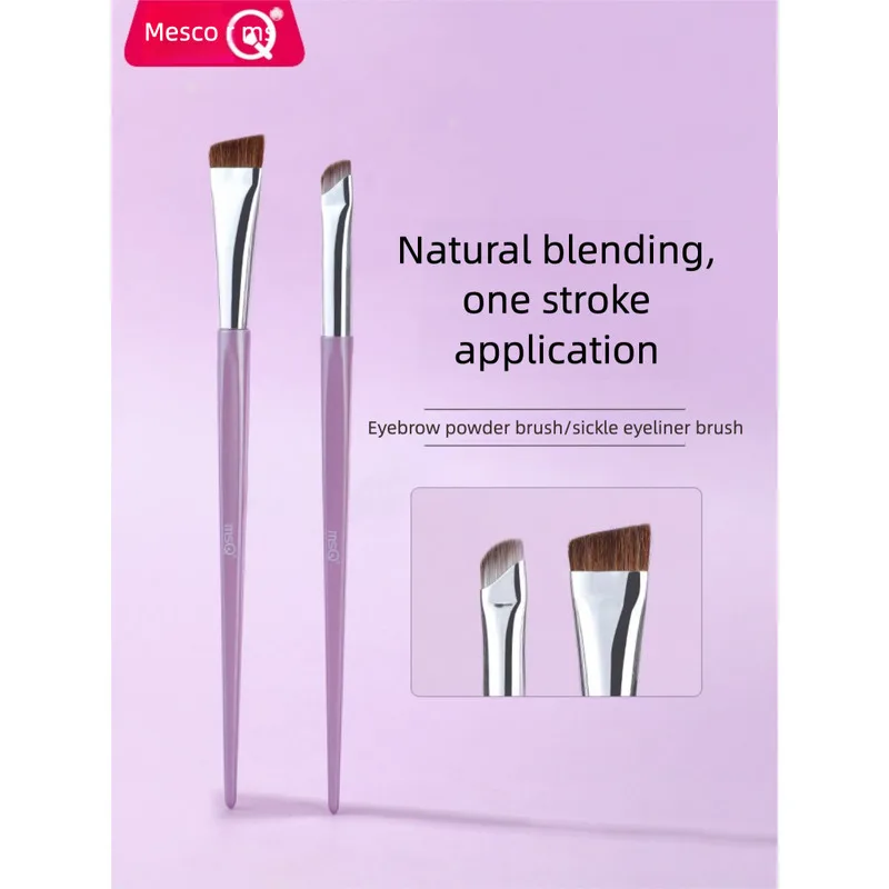 MSQ/ Meisiko Sickle Eyeliner Brush, Blade Brush, Detail Brush, Slanted Eyebrow Brush, Eyelid Down To Under-eye Makeup Brush
