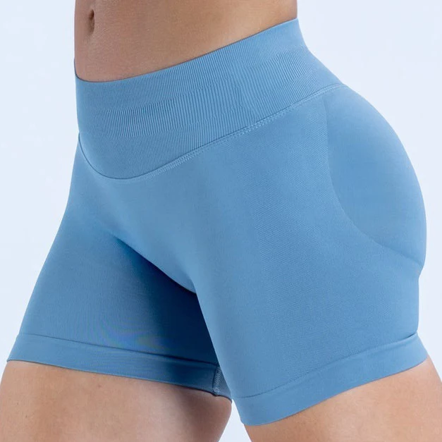 

Dlogo6 new colors of women's gym shorts, sports hip cinching seamless leggings, seamless yoga pants, cycling running sportswear