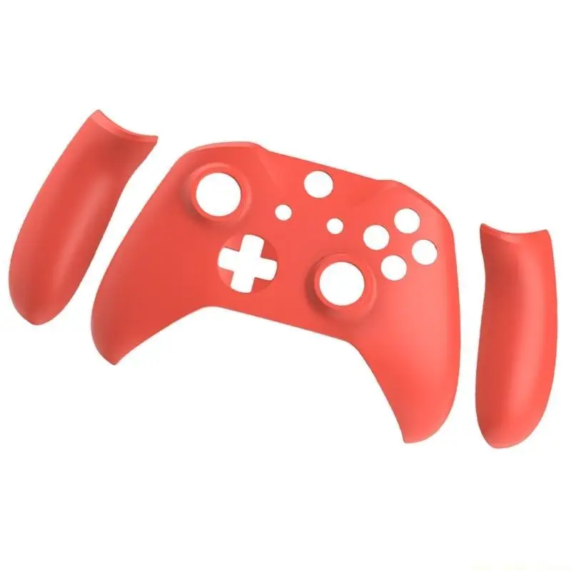 F62C Game Controller Patterned Front Housing Shells Case Middle Frame Back Cover Repair Part for Slim