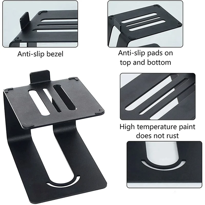 AA84 2 قطعة 5.3In ارتفاع رصد المتكلم حامل الناهض زاوية عرض مريحة حامل جبل المتكلم الصلبة دعم المعادن الناهض