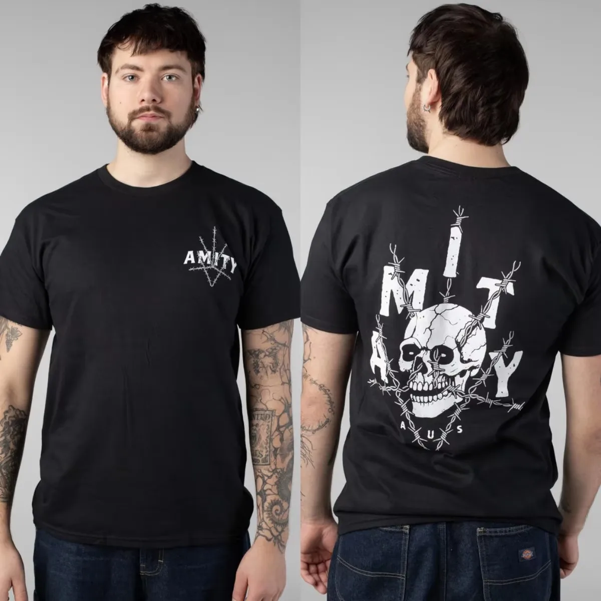 Burning Church The Amity Affliction Band Graphic T-Shirt Cotton Men Women Streetwear Tee