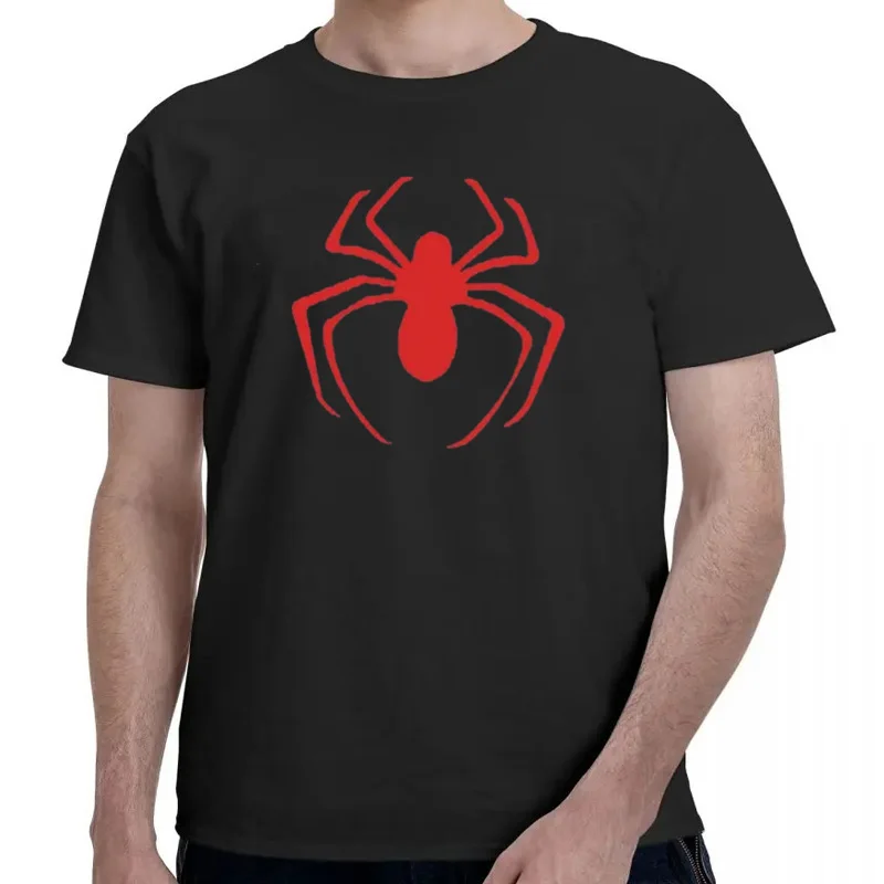 T-shirt surdimensionné avec logo araignée pour hommes, vêtements pour hommes, t-shirts graphiques, mode streetwear,