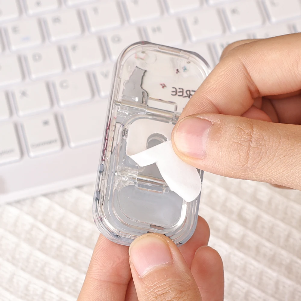 Portable Mobile Phone Finger Grip Holder Universal Transparent Invisible Foldable Retractable Acrylic Bracket Desk Lazy Stand