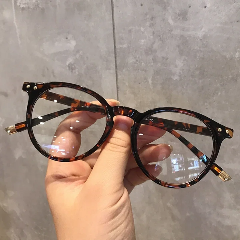 Fashionable Glasses Frame for Women Vintage Blue Light Computer Men Spectacle Round Optical Eyewear anti blue light glasses