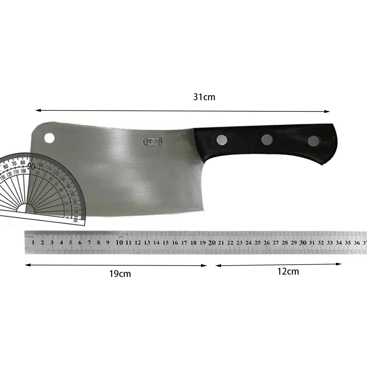 7.5 Chopper Knife 3 Layers BG42 Steel Blade Sharp Machete Cleaver Hatchet Handmade Forged Kitchen Knives Big Bone Poultry Tools