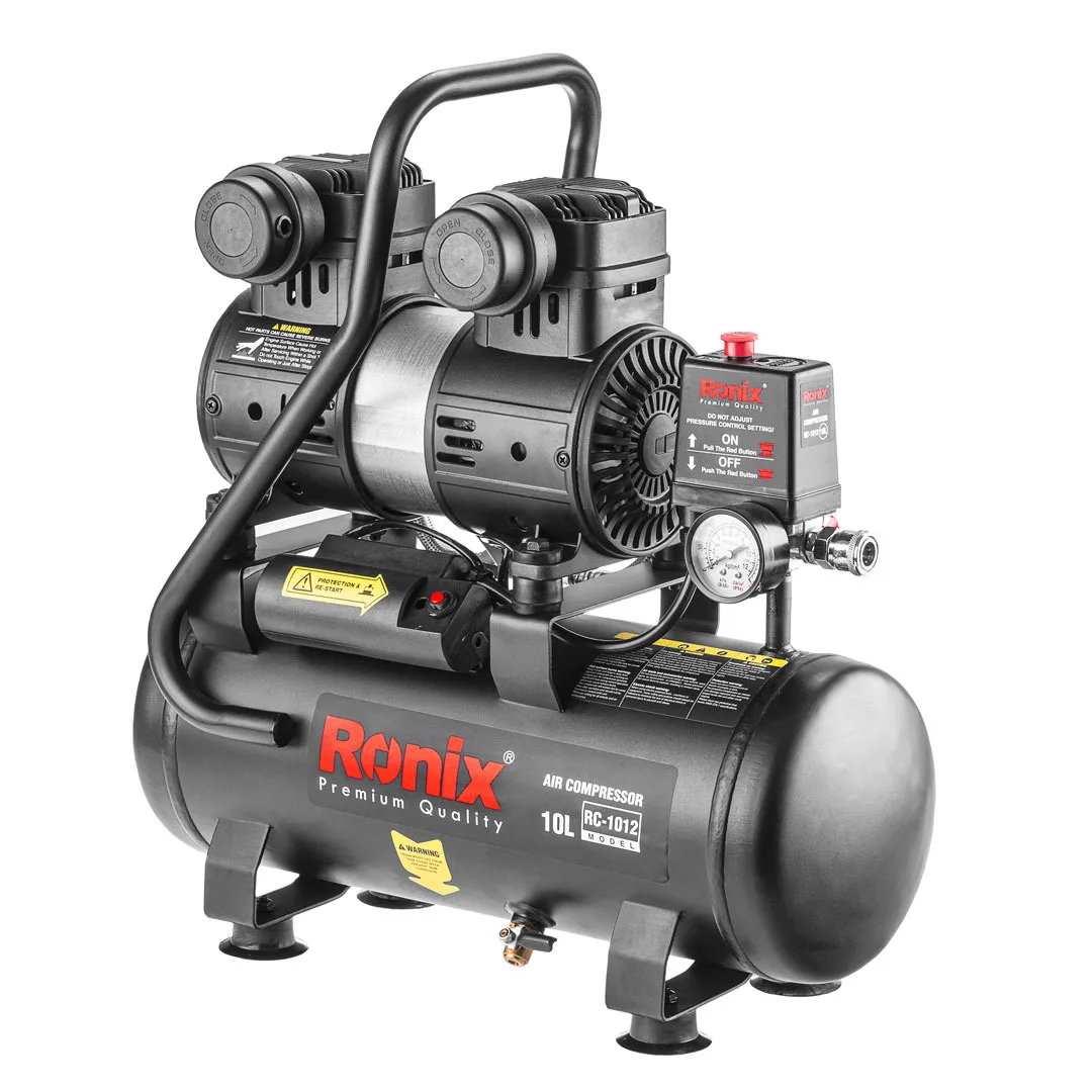 Ronix RC-1012 Silent  Air Compressor 10L Professional Portable 80L/min Car Compressor Mini Air-Compressor Pump Machine