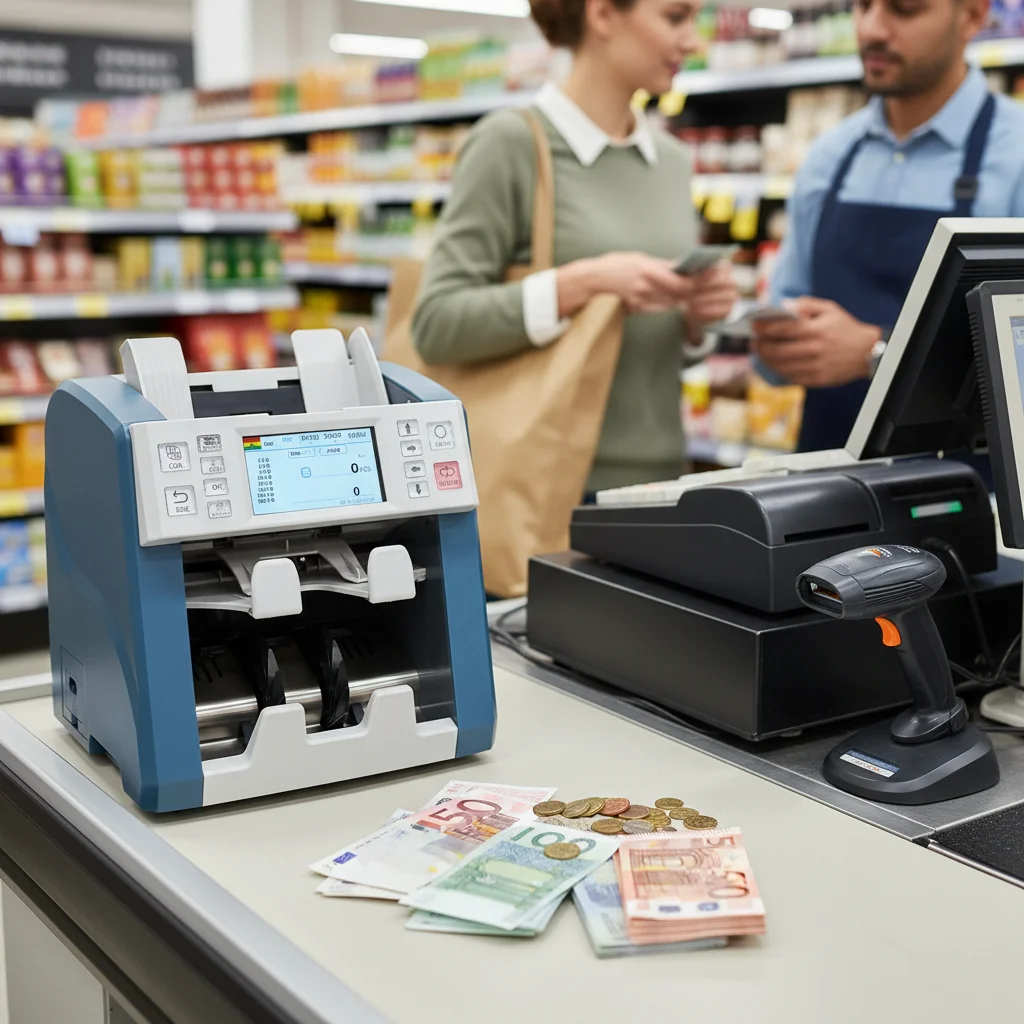 Cash Counting Machine for Bank Retail Dual CIS Money Counter Mixed Value Multi Currency Banknote Counter