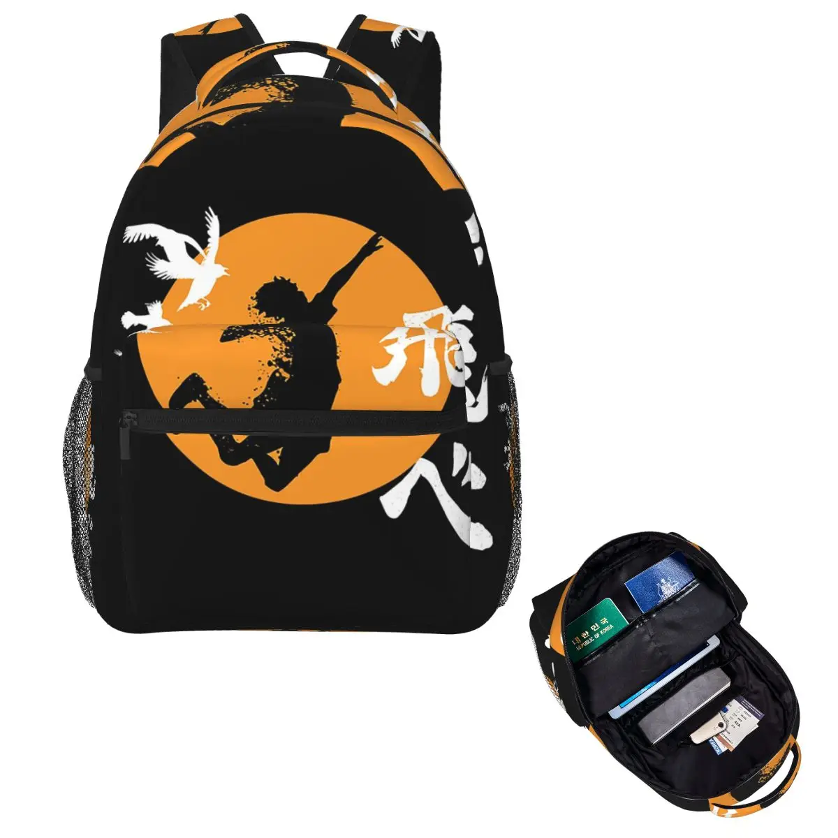 

Haikyuu Karasuno Fly High Manga Anime Backpack Hot Sale Daypack Large Capacity Boys Girls BookBag School Bag Shoulder Bags