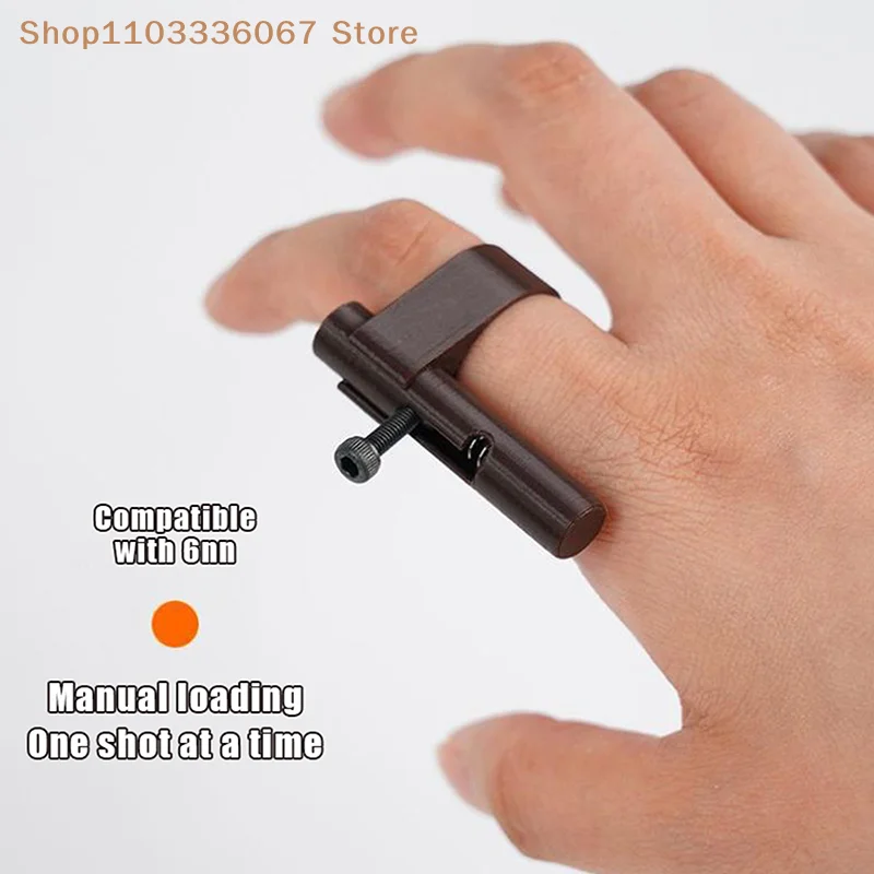 Finger Ring Decompression Artifact Game Keychain Launcher Model Keyring Accessories Stress Relief Gift