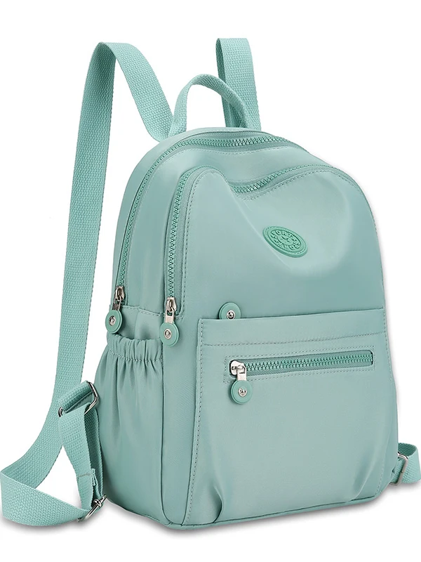 High Aesthetic Large Capacity Waterproof Lightweight Multi-layer Women's Backpack Fashionable Simple Match Student Bag