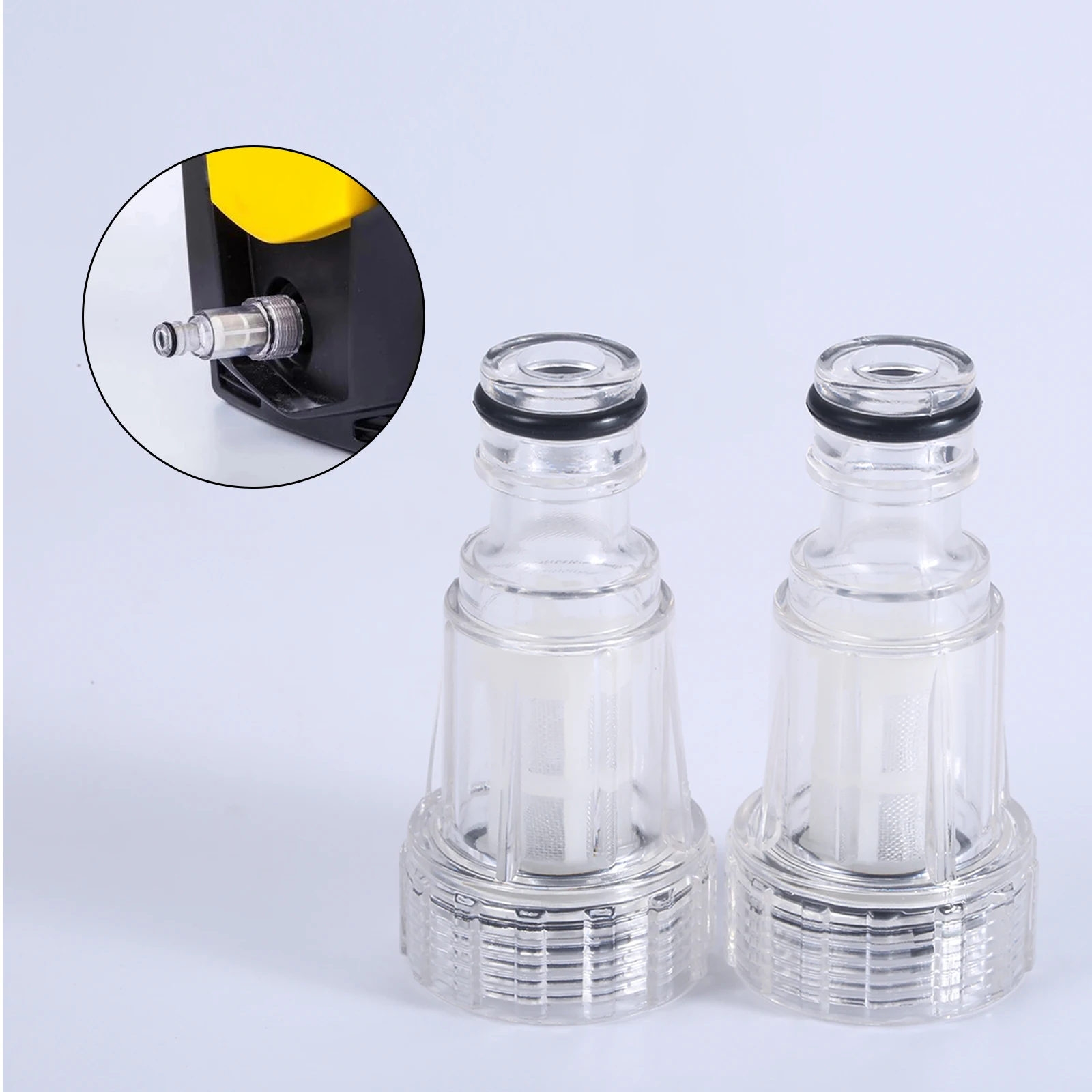 5/2 Pcs Machine Water Filter High-pressure Connection Fitting For Karcher K2 K3 K4 K5 K6 K7 Series Pressure Washers Car Washing