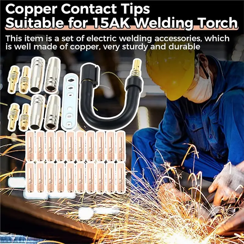 B97A-Mig Welding Neck 30PCS 360° Flexible& 0.035