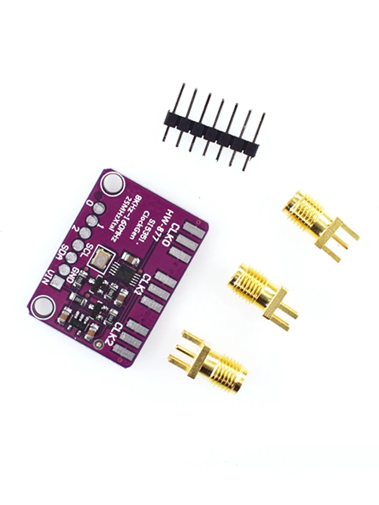 DC 3 V-5 V Si5351A Si5351 I2C Klok Generator Breakout Board Module Si 5351 Een Signaal Generator Klok 8 KHz-160 MHz - afbeelding 2
