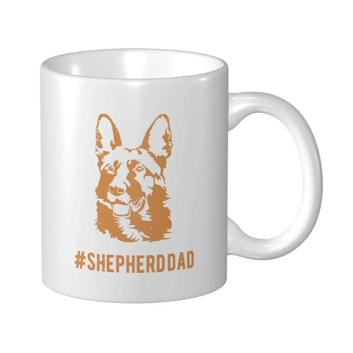 Mark Cup Mug German Shepherd Dogs Dogfather DAD Coffee Mugs Tea Milk Water Cup Travel Mugs For Office Home