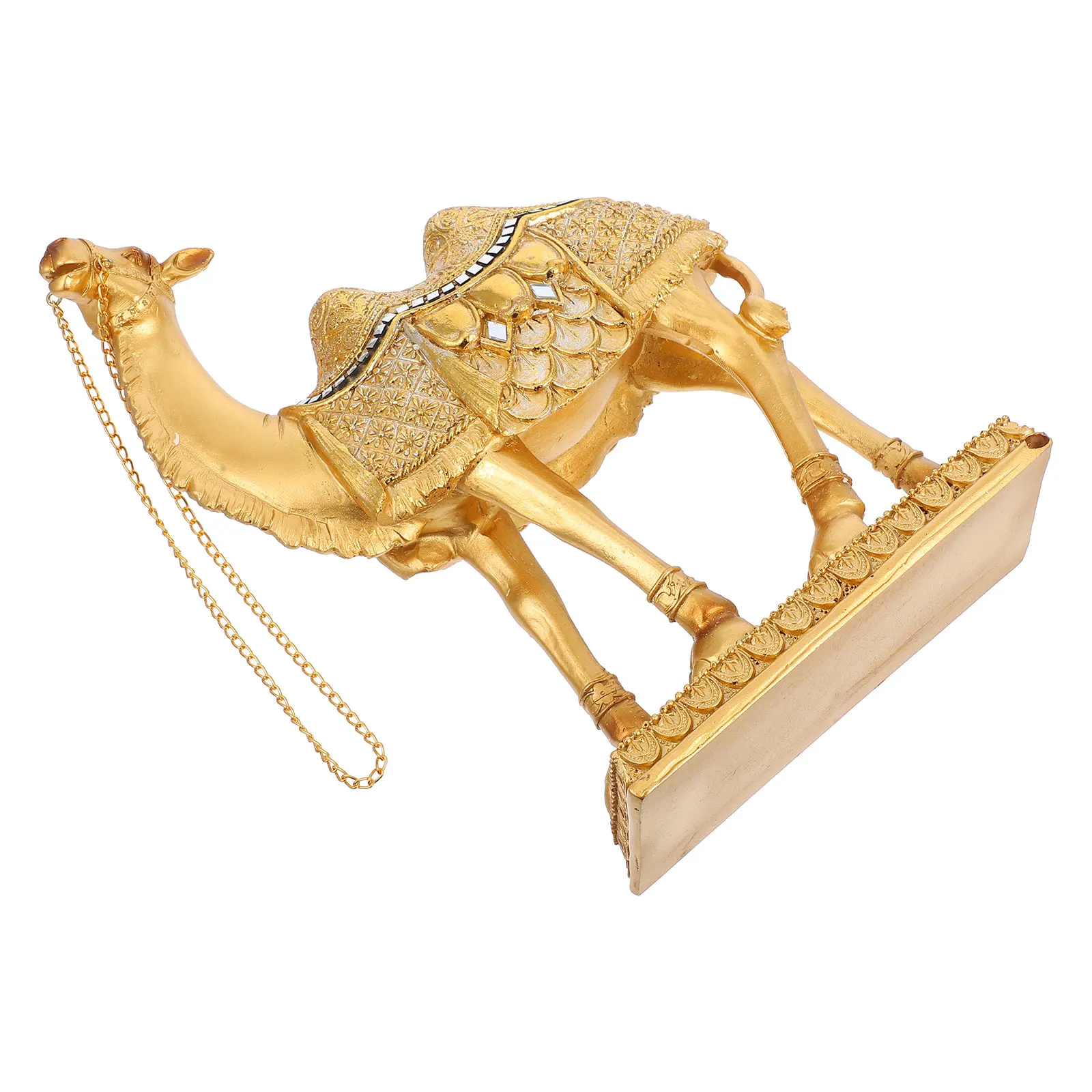 

Camel Statue Decor Resin Decorative Animals Statue Craft Lifelike Details Middle Eastern Style Festival Decoration Animal nament