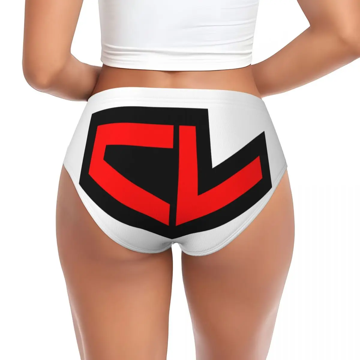 Custom Charles Leclerc Briefs Underwear Womens Comfortable Stretch CL Sport Car Racing Panties