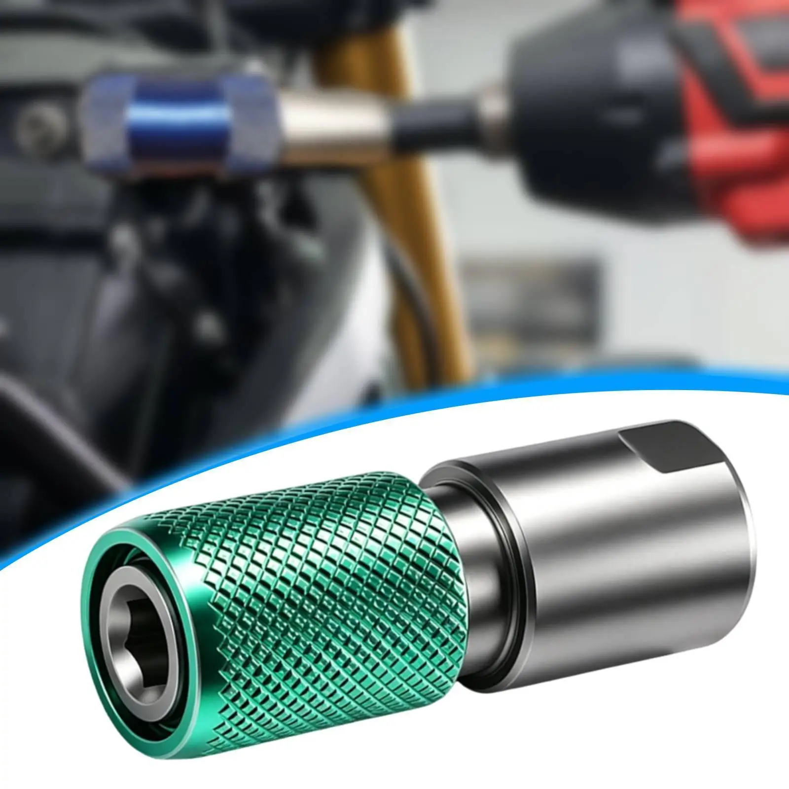 Adapter for Hex Shank Accessories 6.5mm Opening Size Enhances Tool Versatility Simple Insertion Sturdy Universal Connector