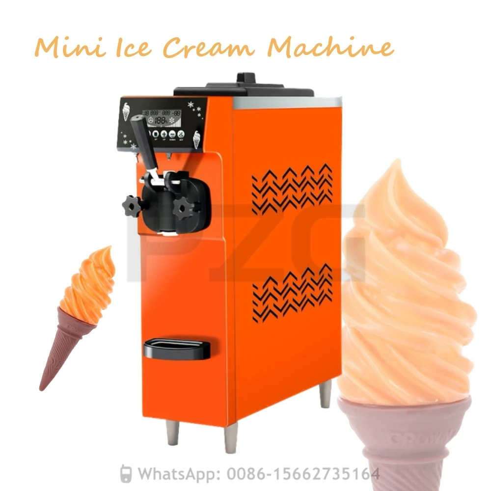 Automatic 110V 220V Countertop 12L/H Soft Serve Icecream Softy Ice-cream Ice Cream Machine Maker Small Size Price In Dubai